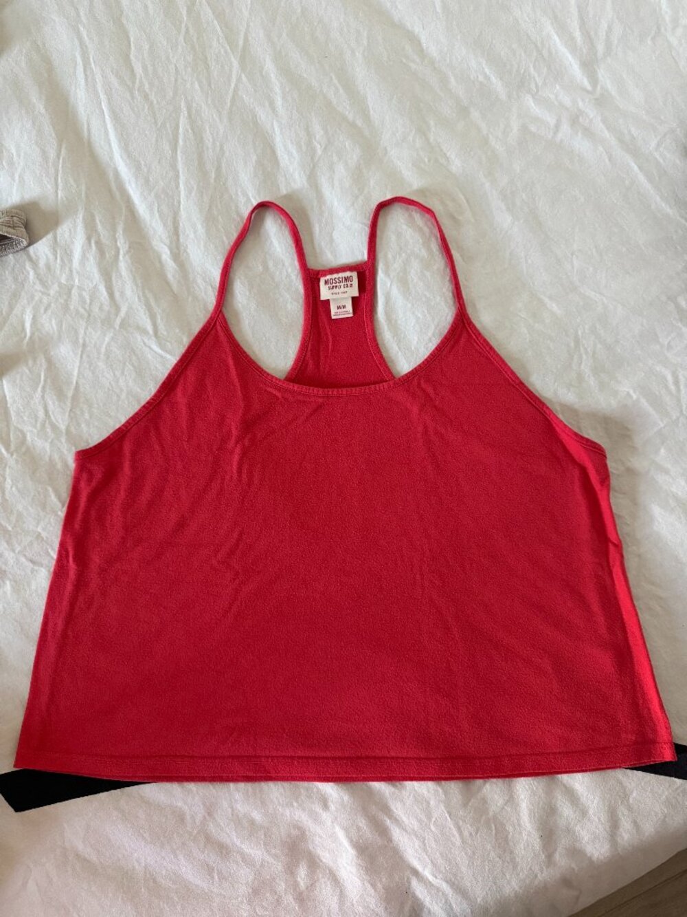 EUC Mossimo Red Racerback Tank Top Sz M